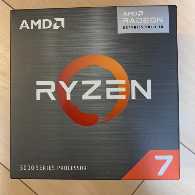 8スレッド数AMD Ryzen7 5700G 100-100000263BOX 新品未開封