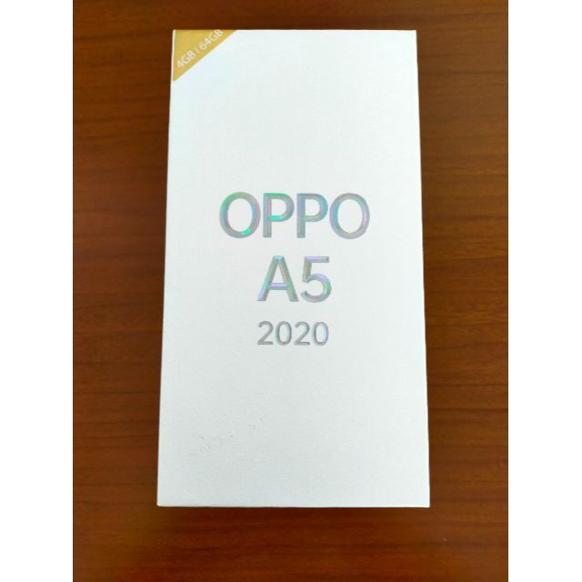 OPPO(オッポ)のOPPO A5 2020本体（ブルー) スマホ/家電/カメラのスマートフォン/携帯電話(スマートフォン本体)の商品写真