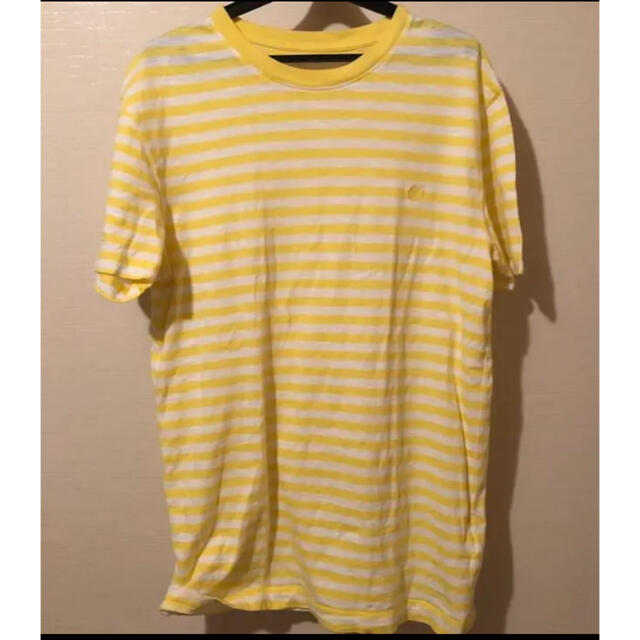 Timberland(ティンバーランド)のTimberland イエローホワイト ボーダーTシャツ メンズのトップス(Tシャツ/カットソー(半袖/袖なし))の商品写真