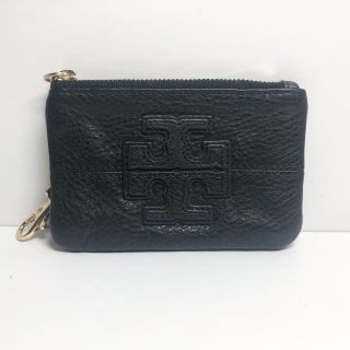 トリーバーチ(Tory Burch)のトリーバーチ コインケース - 黒 レザー(コインケース)