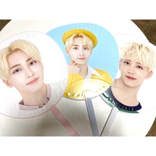 セブンティーン(SEVENTEEN)のSEVENTEEN ジョンハン　うちわ　3枚セット(アイドルグッズ)