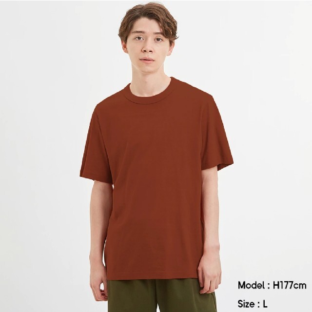 GU(ジーユー)のGU  タグ付   コットンクルーネックTシャツ メンズのトップス(Tシャツ/カットソー(半袖/袖なし))の商品写真