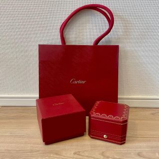 カルティエ(Cartier)のカルティエ　リングケース　ショップバッグ(リング(指輪))