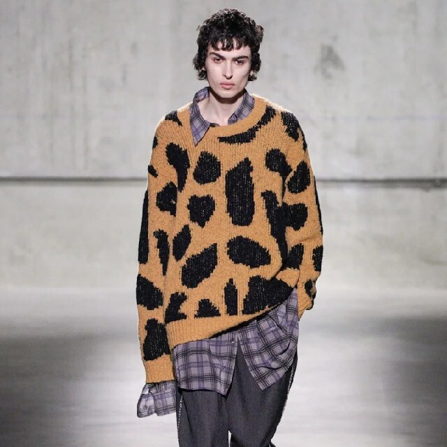 2023AW 新品未使用 DRIES VAN NOTEN レオパード柄ニット