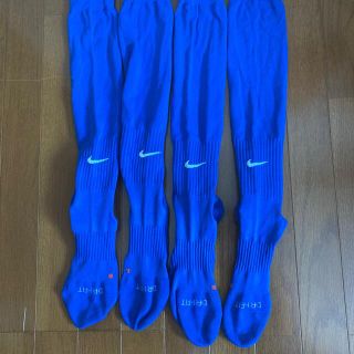 ナイキ(NIKE)のNIKE サッカーソックス(DRI-FIT) ブルー 2P 【27-29cm】(ウェア)