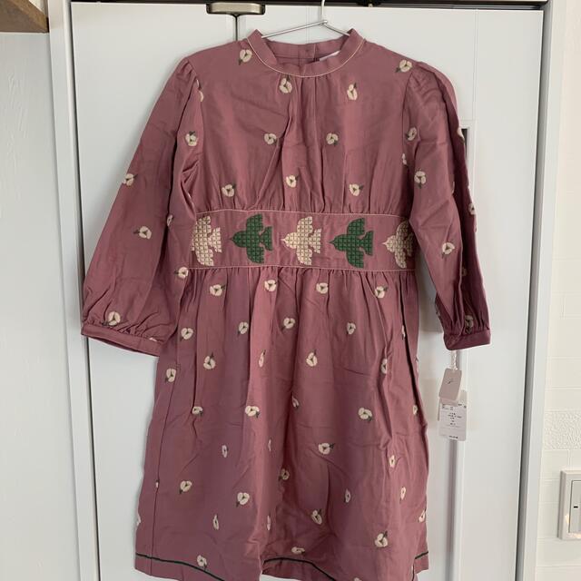 mina perhonen(ミナペルホネン)のミナペルホネン  ohayo  ワンピース　140 新品 キッズ/ベビー/マタニティのキッズ服女の子用(90cm~)(ワンピース)の商品写真