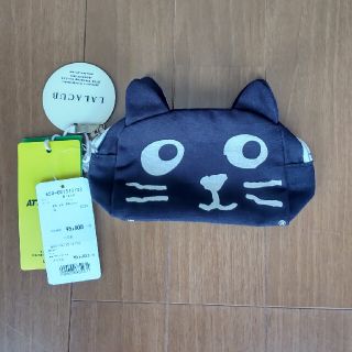 新品！LALACUB Flap　ネコポーチ♡(ポーチ)