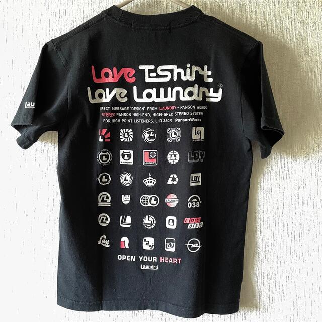 LAUNDRY(ランドリー)のLAUNDRY Tシャツ XS ブラック バックプリントあり レディースのトップス(Tシャツ(半袖/袖なし))の商品写真