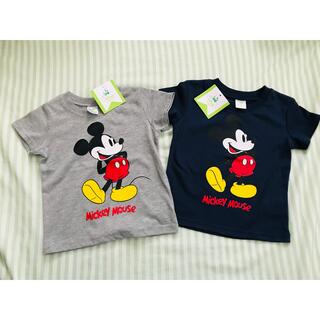 ディズニー(Disney)のディズニー　ミッキー  半袖Tシャツ　2枚セット　90(Tシャツ/カットソー)