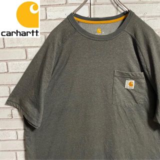 カーハート(carhartt)の90s 古着 カーハート ロゴタグ ポケットT ビッグシルエット ゆるだぼ(Tシャツ/カットソー(半袖/袖なし))