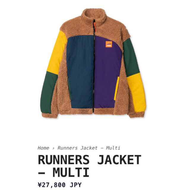 【定価27800円】 Brain Dead Runners Jacketのサムネイル