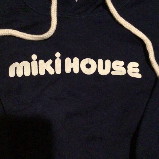 mikihouse(ミキハウス)のミキハウス　スウェット　ネイビー キッズ/ベビー/マタニティのキッズ服男の子用(90cm~)(Tシャツ/カットソー)の商品写真