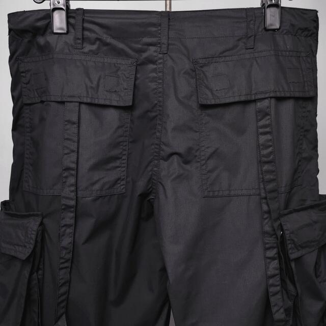 Yohji Yamamoto(ヨウジヤマモト)の新品 GS UK TECHNO イギリス テクノ カーゴ パンツ L ブラック メンズのパンツ(ワークパンツ/カーゴパンツ)の商品写真