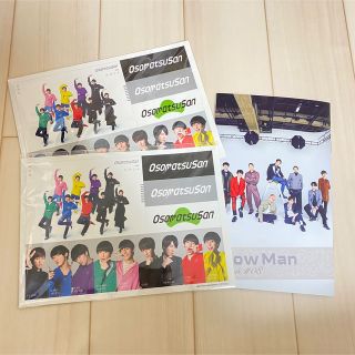 ジャニーズ(Johnny's)のおそ松さん　ステッカー　2枚 SnowMan おまけ付き(アイドルグッズ)