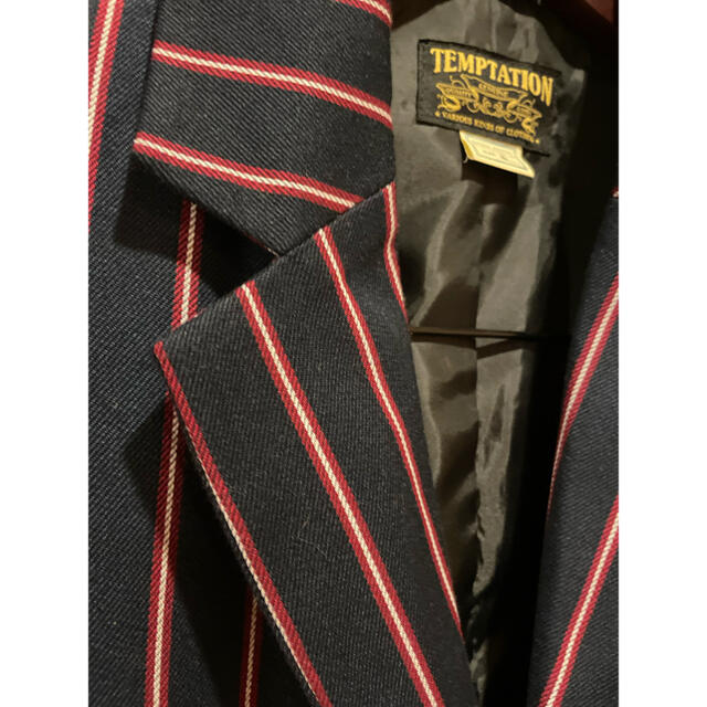 Temptation（テンプテーション） ストライプ　ジャケット Sサイズ メンズのジャケット/アウター(テーラードジャケット)の商品写真