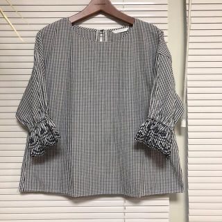 ハニーズ(HONEYS)のハニーズ　　　チェックブラウス　美品(シャツ/ブラウス(半袖/袖なし))