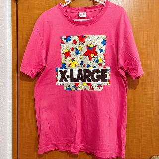 エクストララージ(XLARGE)のエクストララージ X-LARGE 可愛いピンクTシャツ Lサイズ(Tシャツ/カットソー(半袖/袖なし))