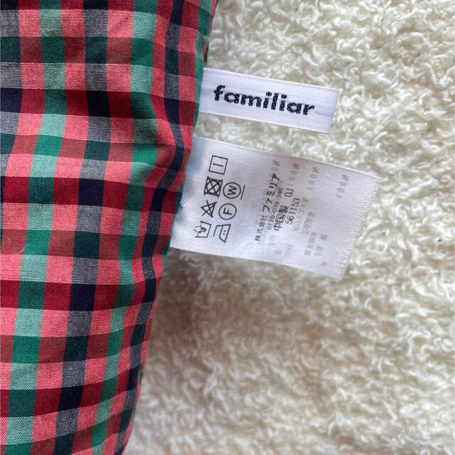 familiar - ファミリア いちご 赤チェック ポシェットの通販 by familiar - ファミリア いちご 赤チェック ポシェットの通販 by