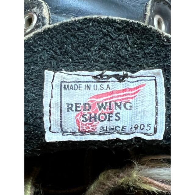 REDWING(レッドウィング)のRED WING Uチップ　アイリシュセッター　ブーツ　黒 メンズの靴/シューズ(ブーツ)の商品写真