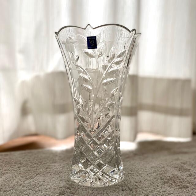 カガミクリスタル 花器 花瓶