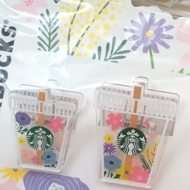 Starbucks Coffee(スターバックスコーヒー)の【新品！未開封】スターバックス  SAKURA2021 クリップ インテリア/住まい/日用品の文房具(その他)の商品写真