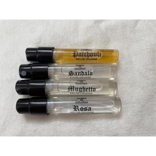 サンタマリアノヴェッラ(Santa Maria Novella)のサンタマリアノヴェッラ　ミニボトル　お試し　パチュリ　ローザ　ミュゲ　サンダーロ(ユニセックス)