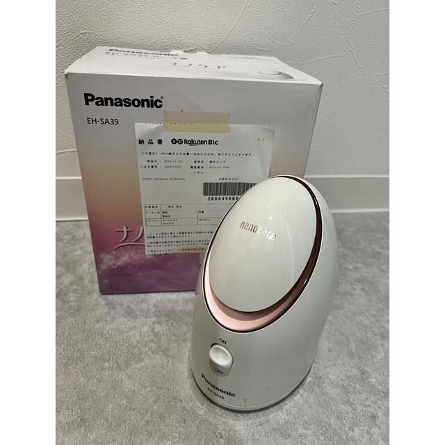 Panasonic(パナソニック)のスチーマー ナノケア コンパクトタイプ ピンク調 EH-SA39-P(1台入) スマホ/家電/カメラの美容/健康(フェイスケア/美顔器)の商品写真