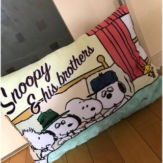 スヌーピー(SNOOPY)の★スヌーピー＆ブラザーズ　長方形　クッション★(クッション)