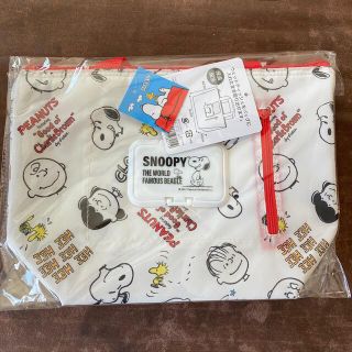 スヌーピー(SNOOPY)のウェットティッシュ入れたまま保冷バック(外出用品)