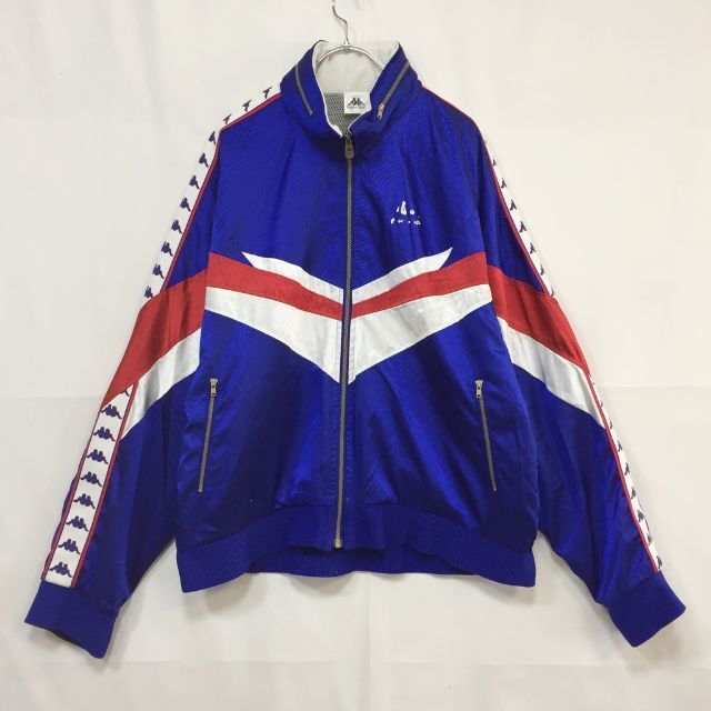 Kappa(カッパ)の【人気】カッパ ジャージ トップス 内メッシュ ブルー レッド サイズXO メンズのジャケット/アウター(その他)の商品写真