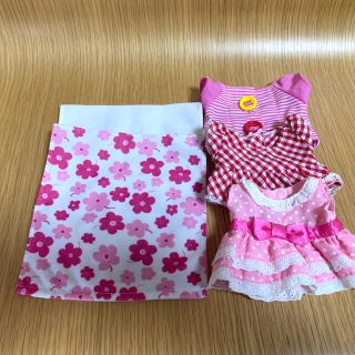 ベネッセ(Benesse)のはなちゃん　服（ワンピース）2着　パジャマ　布団(その他)