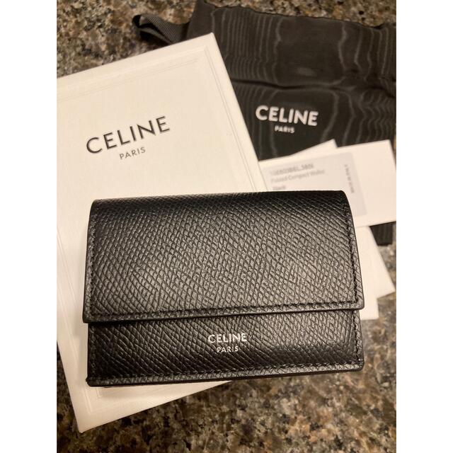 セリーヌ CELINE コンパクト ウォレット 三つ折り - 財布