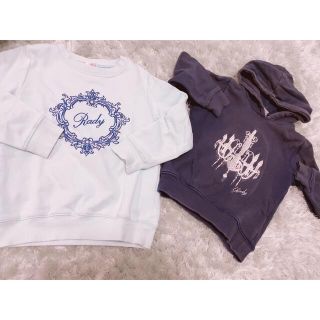 レディー(Rady)のちびRady 120 トレーナー パーカー 2着セット(Tシャツ/カットソー)