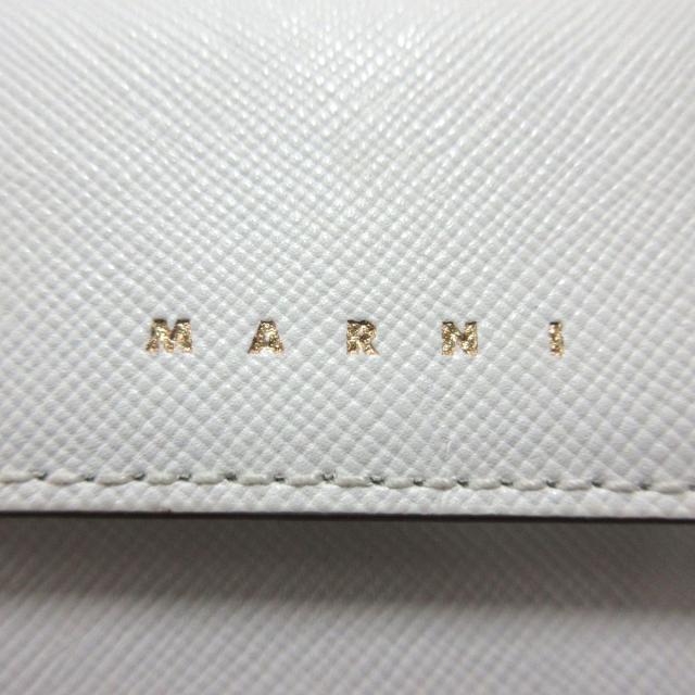 Marni(マルニ)のマルニ 名刺入れ - PFMOT05U07 白 レザー レディースのファッション小物(名刺入れ/定期入れ)の商品写真