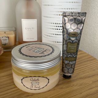 サボン(SABON)のらずべりーさん専用　サボン&オイルスクランブル　未使用　　ロペカット　3点セット(ボディオイル)