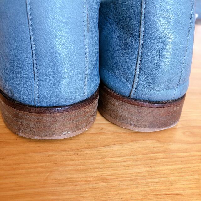 agnes b.(アニエスベー)の[だい様専用]アニエスベー　革靴　ターコイズブルー メンズの靴/シューズ(ドレス/ビジネス)の商品写真