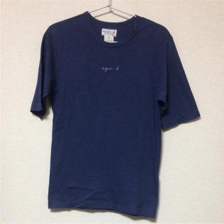 アニエスベー(agnes b.)のagnes b アニエスベー チビロゴ tシャツ カットソー レア(Tシャツ/カットソー(七分/長袖))