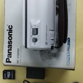 パナソニック(Panasonic)のビデオカメラ HC-V360M-W ホワイト 中古(ビデオカメラ)
