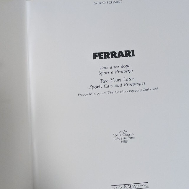 Ferrari(フェラーリ)のフェラーリ写真集　Ferrari 　車　外車　洋書　貴重　レア エンタメ/ホビーの本(洋書)の商品写真