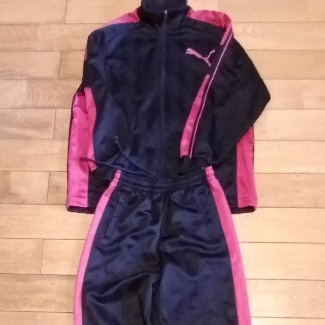 PUMA(プーマ)のpuma　ジャージ　上下 キッズ/ベビー/マタニティのキッズ服女の子用(90cm~)(その他)の商品写真