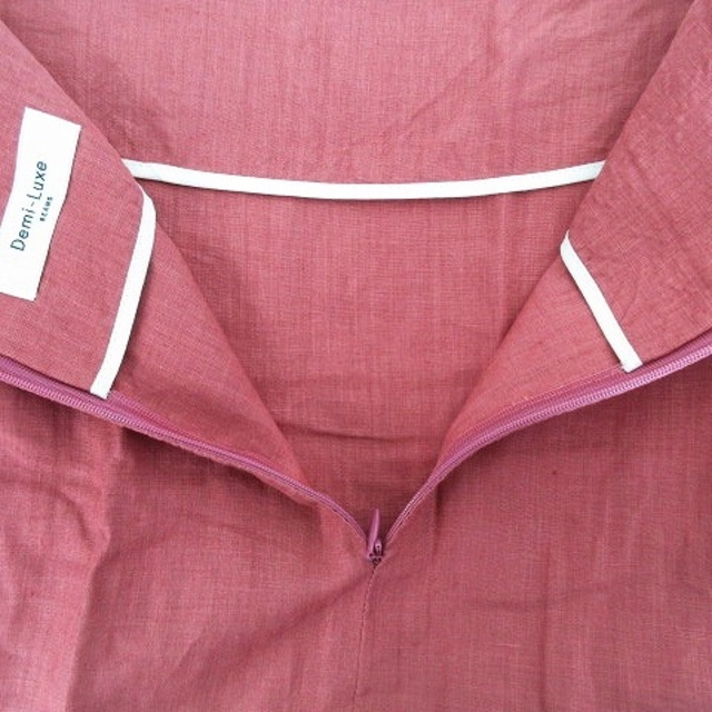 Demi-Luxe BEAMS(デミルクスビームス)のデミルクス ビームス スカート フレア ロング バックファスナー 無地 ピンク レディースのスカート(ロングスカート)の商品写真