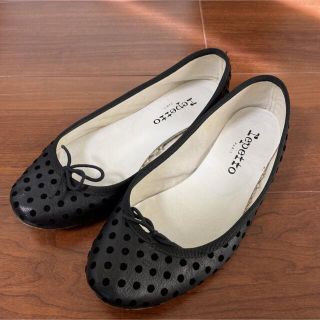 ●美品●repetto/レペット ドット バレエシューズ