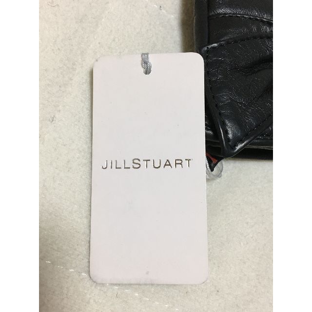 JILLSTUART(ジルスチュアート)の101新品JILLSTUARTジルスチュアート羊革ラムレザーリボン付手袋カシミヤ レディースのファッション小物(手袋)の商品写真