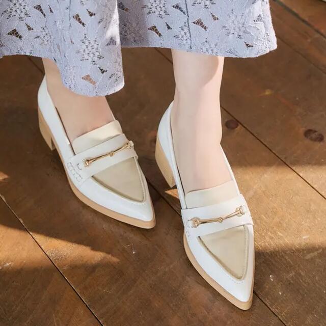 Two-Tone Bit Loafers レディースの靴/シューズ(ローファー/革靴)の商品写真