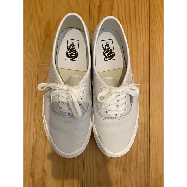 VANS AUTHENTIC 44 DX レザー　ホワイト 27cm