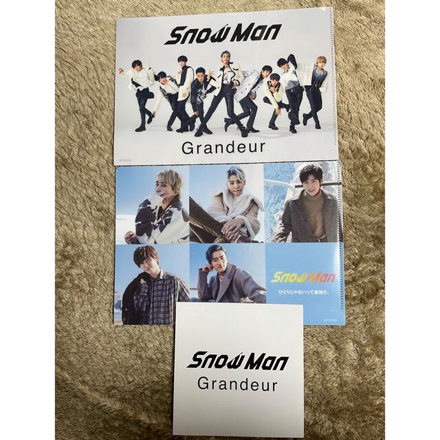 Snow Man(スノーマン)のSnowMan Grandeur 3形態セット 特典付き 未開封 エンタメ/ホビーのDVD/ブルーレイ(アイドル)の商品写真