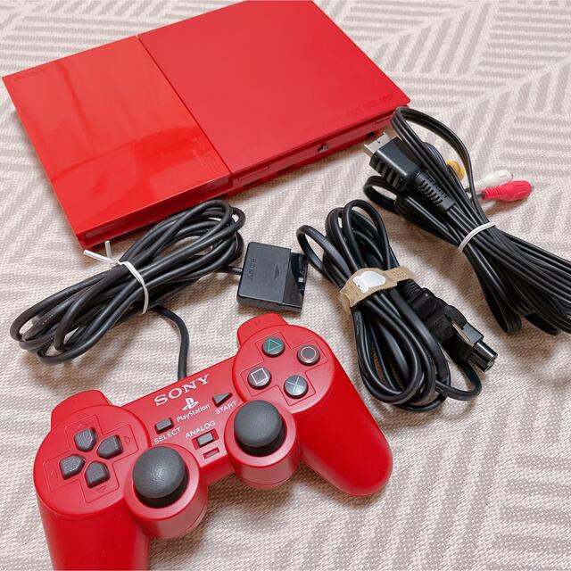 PlayStation2 - PS2 SCPH シナバーレッドの通販 by ELLY's shop