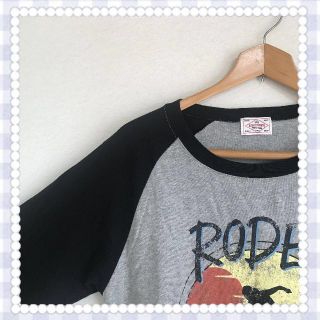 ロデオクラウンズワイドボウル(RODEO CROWNS WIDE BOWL)のRODEOCROWNSWIDEBOWL カットソー ロゴ プリント Tシャツ(カットソー(長袖/七分))