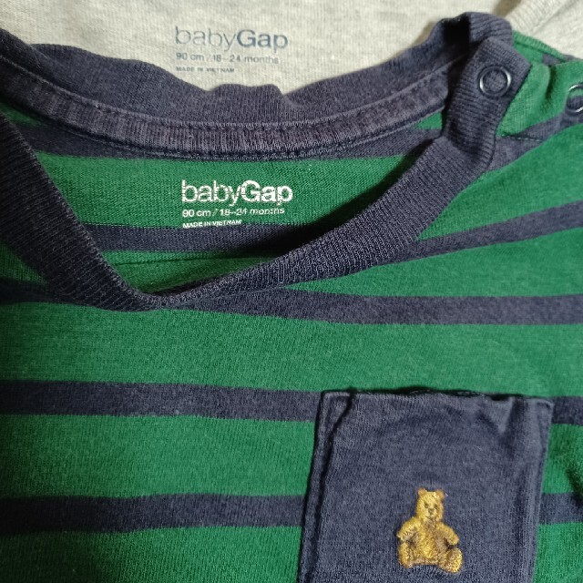 babyGAP(ベビーギャップ)のbabyGAP　ベイビーギャップ　ロンパース２枚セット　90cm キッズ/ベビー/マタニティのベビー服(~85cm)(ロンパース)の商品写真