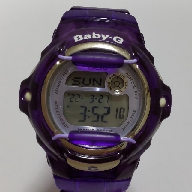 Baby-G(ベビージー)のBaby-G BG-169R カスタム染色バイオレット💜 レディースのファッション小物(腕時計)の商品写真